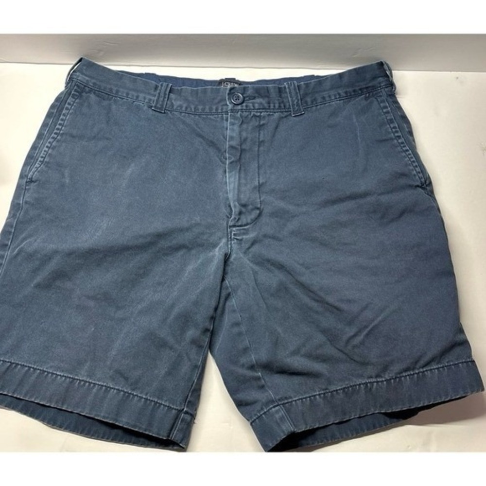 JCrew Gramercy (35W) blue chino shorts